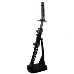 Katana - Nóż do papieru w kształcie miecza samurajskiego na stojaku - SW-200