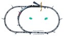 Kolejka Retro z funkcją Dymu, Dźwięku i Świateł 185x113 cm