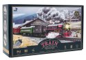 Kolejka Retro z funkcją Dymu, Dźwięku i Świateł 185x113 cm