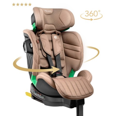 Fotelik samochodowy obrotowy z nogą Nukido Shelly 0-12 lat I-Size ISOFIX