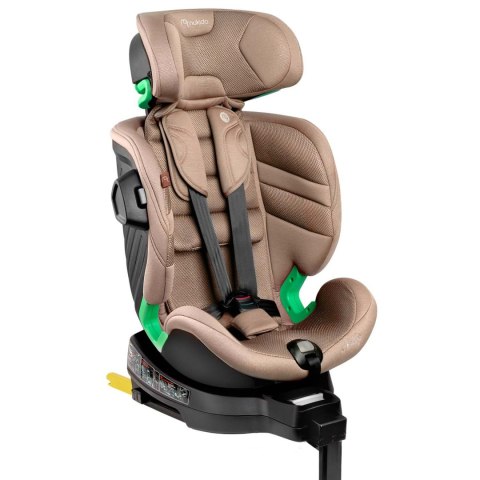 Fotelik samochodowy obrotowy z nogą Nukido Shelly 0-12 lat I-Size ISOFIX