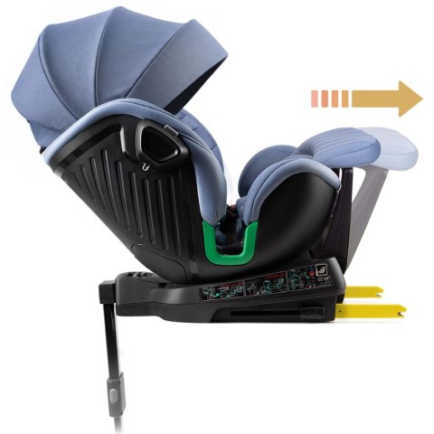 Fotelik samochodowy obrotowy z nogą Nukido Shelly 0-12 lat I-Size ISOFIX