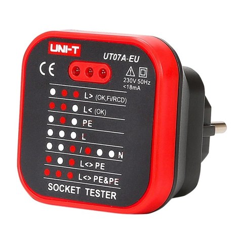 Tester gniazd sieciowych UNI-T UT07A-EU