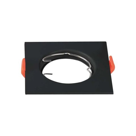 Oczko V-TAC GU10 wpuszczane kwadrat czarne (opak. 2 szt) VT-930 3 lata gwarancji