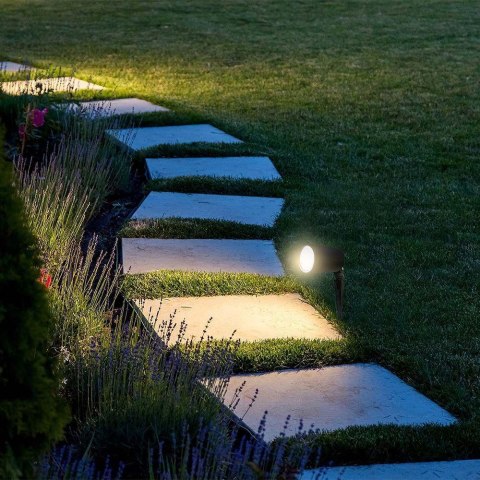 Oprawa gruntowa ogrodowa wbijana LED smart WI-FI V-TAC 7W Amazon Alexa Google Home VT-5167 RGB+3000K-6500K 520lm