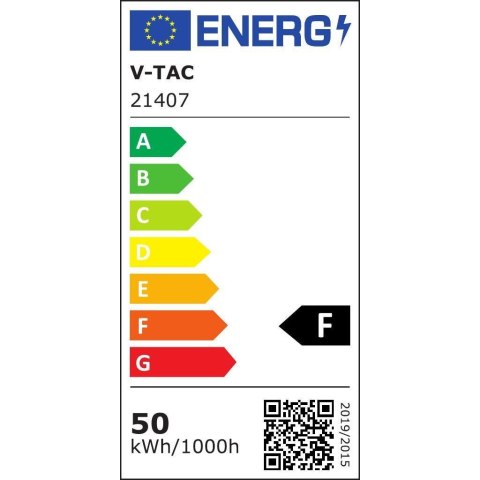 Naświetlacz LED V-TAC 50W SAMSUNG CHIP czarny VT-50 4000K 4000lm 5 lat gwarancji