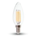 Żarówka LED V-TAC V-TAC 6W filament E14 świeczka VT-2127 4000K 600lm