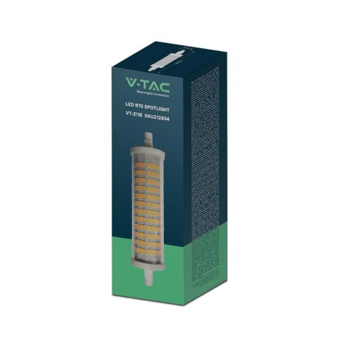 Żarówka żarnik LED V-TAC 16W R7S ceramika VT-2118 3000K 2000lm