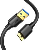 Kabel USB 3.0 - micro USB 3.0 UGREEN US130 1m (czarny)