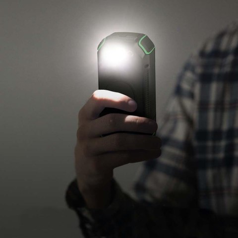 Power bank V-TAC 30000mAh czarny solarny ładowanie bezprzewodowe szybki 20W 2xUSB V-TAC VT-33333