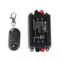 Sterownik ściemniacz taśm LED jednokolorowych RF radiowy V-TAC 12V/96W 24V/192W 8A VT-4083