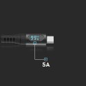 Przewód type C do typ C USB V-TAC 1Mb czarny high speed LCD 100W VT-5303