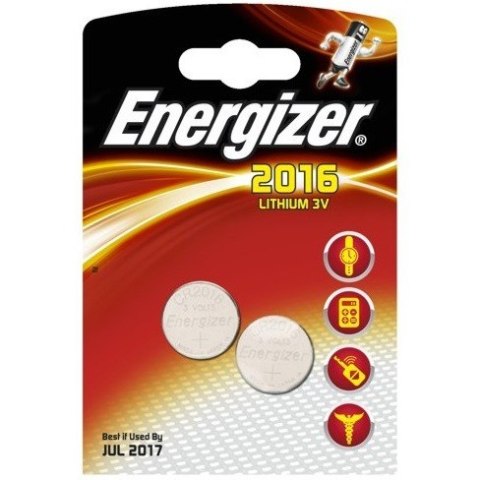 Baterie Energizer Lithium CR2016 3V (2)