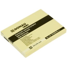 Karteczki Donau Eco 76x101mm żółte (100)