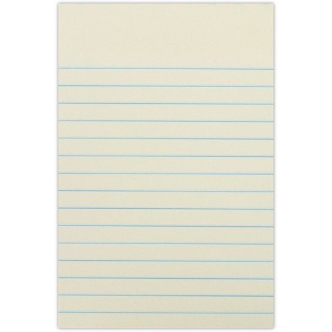 Karteczki Donau 101x150mm w linie żółte (100)