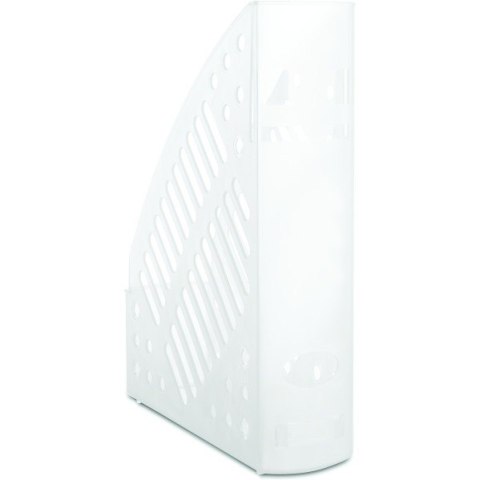 Pojemnik na dokumenty Donau A4/70mm transparentny biały