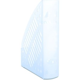 Pojemnik na dokumenty Donau A4/70mm transparentny niebieski