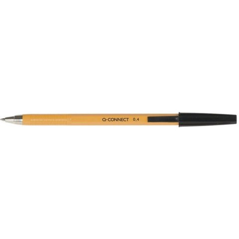 Długopisy Q-Connect 0.4mm czarne (20)
