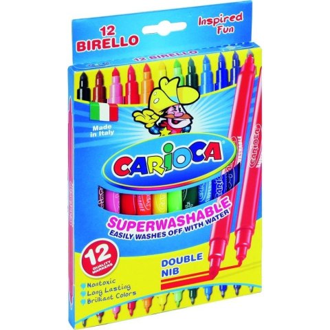 FLAMASTRY CARIOCA BIRELLO 12 KOLORÓW