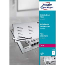 FOLIA A4 AVERY 0,14mm PRZEZROCZYSTA (100)
