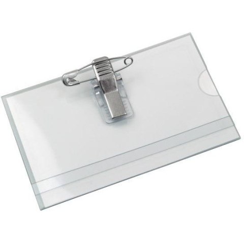 IDENTYFIKATOR 55x90mm KLIPS + AGRAFKA (50)