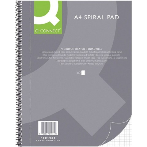 Kołonotatnik Q-Connect A4/80k kratka