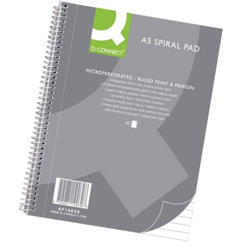 Kołonotatnik Q-Connect A5/80k linia