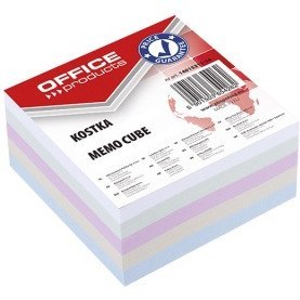 Kostka papierowa Office Products 85x85x40mm nieklejona kolor