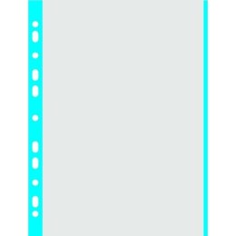 Koszulki Donau A4/40µm (brzeg niebieski) groszkowe (100)