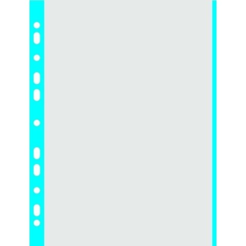 Koszulki Donau A4/40µm (brzeg niebieski) groszkowe (100)