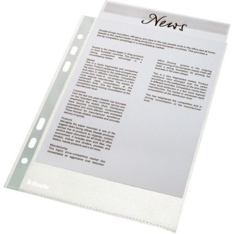 KOSZULKI ESSELTE A5/43µm GROSZKOWE (100)