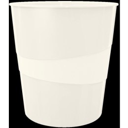 Kosz na śmieci Leitz Wow 15L biały