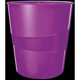 Kosz na śmieci Leitz Wow 15L fioletowy