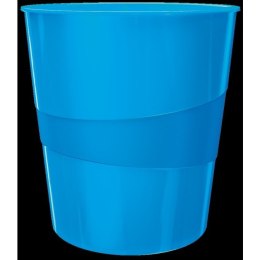 Kosz na śmieci Leitz Wow 15L niebieski