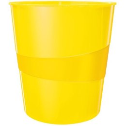 Kosz na śmieci Leitz Wow 15L żółty