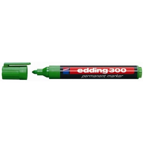 Marker permanentny Edding 300 zielony