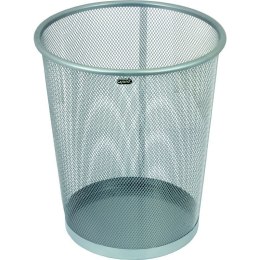 METALOWY KOSZ NA ŚMIECI 12L SREBRNY