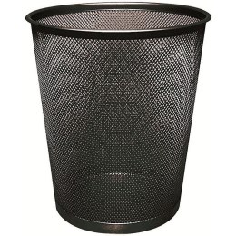 Kosz na śmieci Q-Connect 19L metalowy czarny