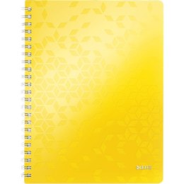 KOŁONOTATNIK LEITZ WOW A4/80K KRATKA FIOLETOWY