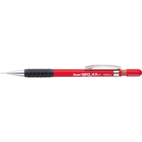 OŁÓWEK AUTOMATYCZNY PENTEL A313 0,3mm CZERWONY