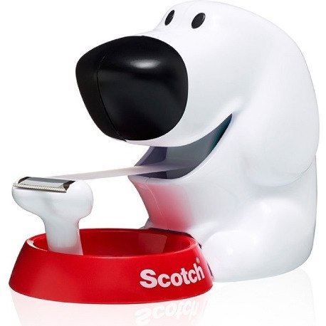 PODAJNIK DO TAŚMY SCOTCH "PIESEK" + 1 TAŚMA