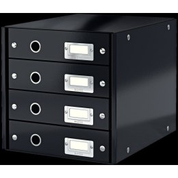 POJEMNIK 4 SZUFLADY LEITZ C&S CZARNY