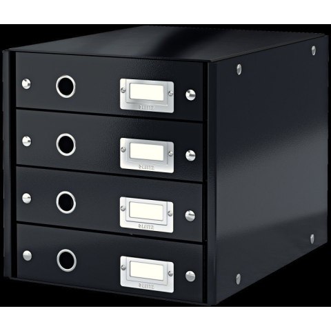 POJEMNIK 4 SZUFLADY LEITZ C&S CZARNY