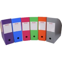 POJEMNIK NA DOKUMENTY BIURFOL A4/10cm SREBRNY