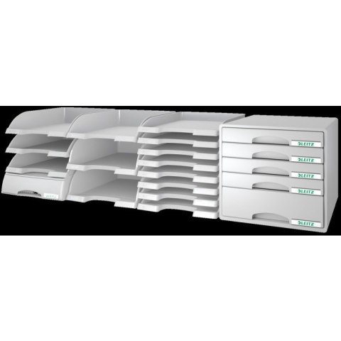 PÓŁKA NA DOKUMENTY LEITZ PLUS STANDARD SZARA