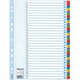 PRZEKŁADKI MYLAR ESSELTE A4 1-31