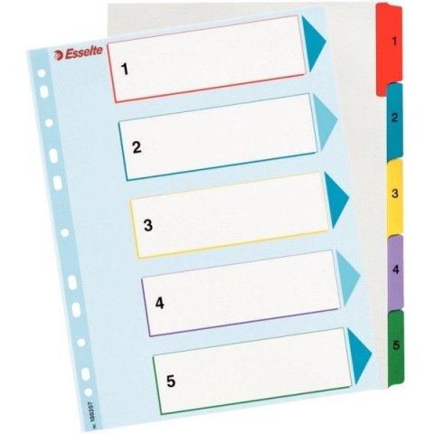 PRZEKŁADKI MYLAR ESSELTE A4 1-5