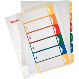 PRZEKŁADKI PP ESSELTE A4 1-6 DO NADRUKU