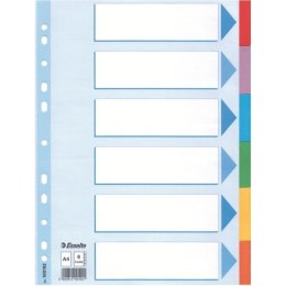 PRZEKŁADKI KARTONOWE ESSELTE A4 INDEX 6 KOLORÓW