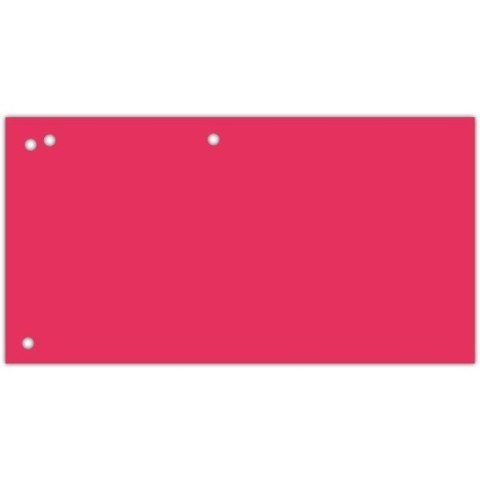 Przekładki kartonowe Donau 1/3 A4 czerwone (100)